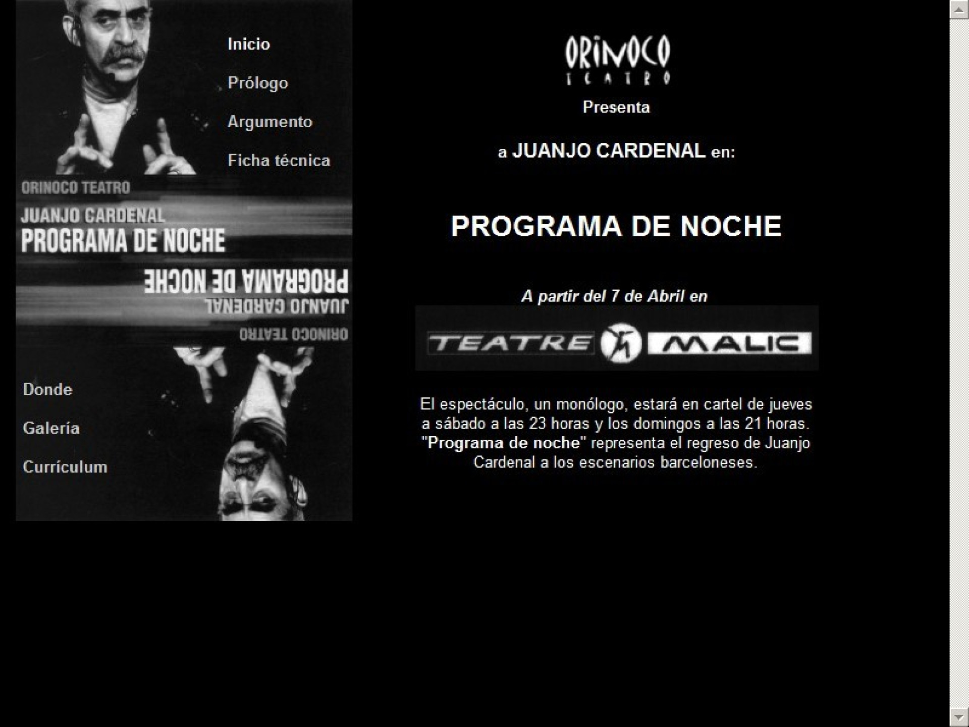 Programa de noche Programa de noche
