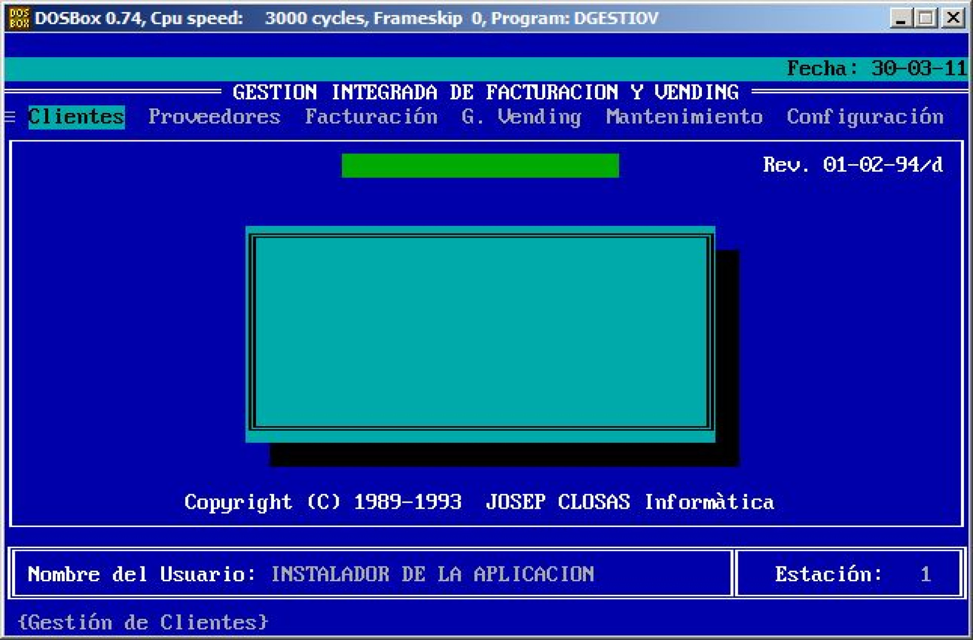 Gestión de máquinas de vending